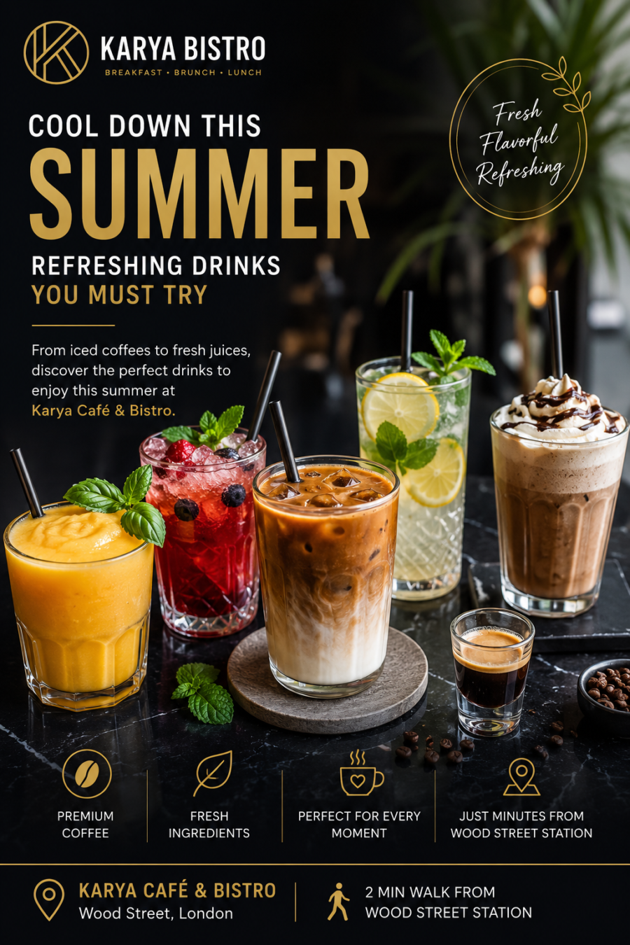 Cool Down This Summer: Refreshing Drinks You Must Try at Karya Café & Bistro